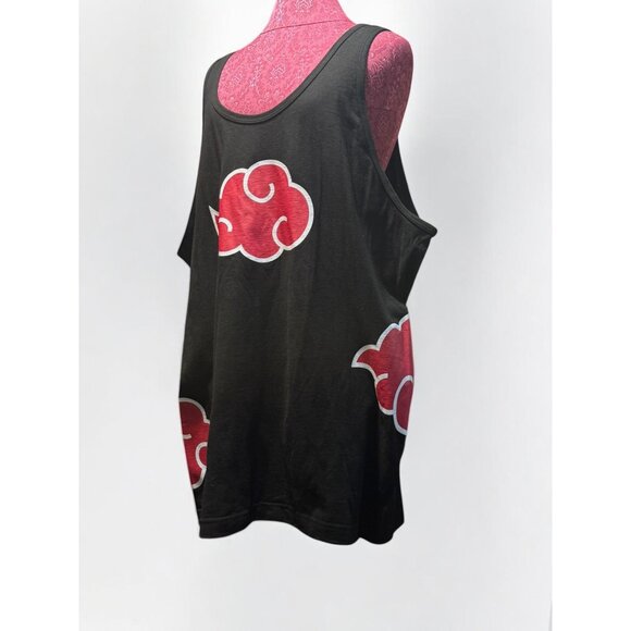 Hot Topic Naruto Shippuden Akatsuki Cloud Tank Top - Picture 8 of 11